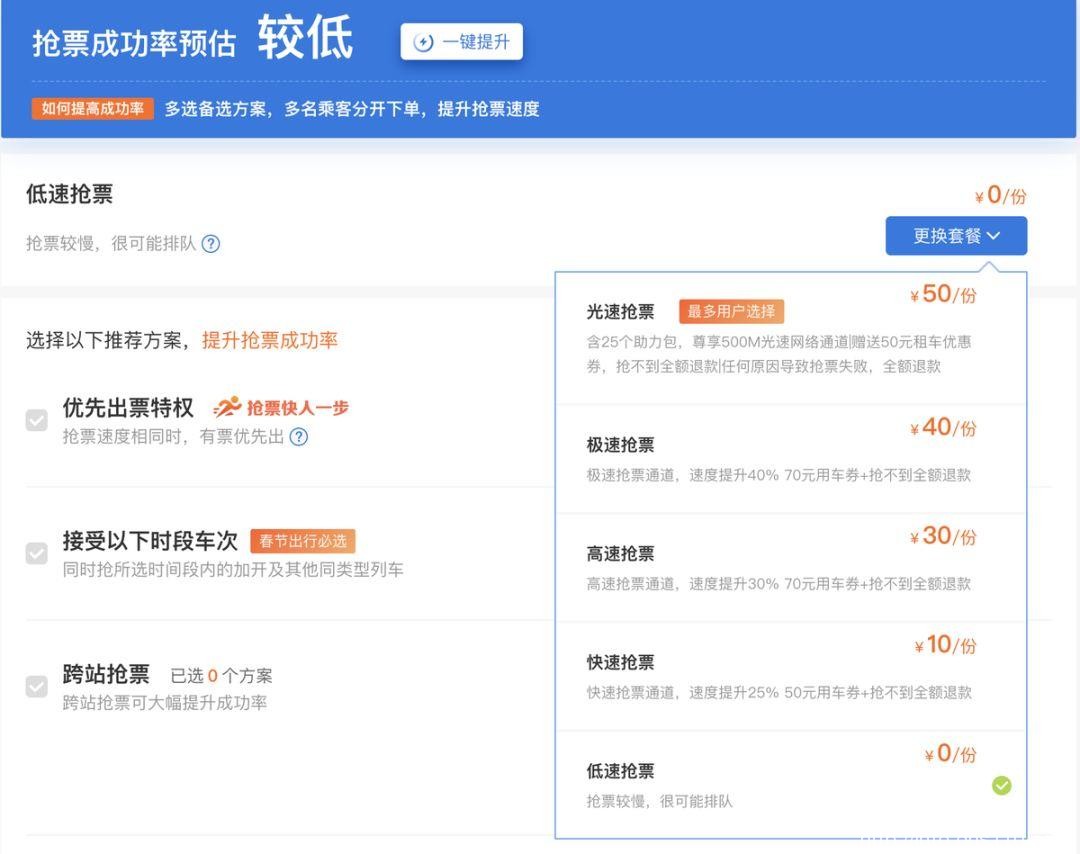 解析春运玄学:携程飞猪去哪儿们的抢票加速包,到底灵不灵? 解析春运玄学:抢票加速包,到底灵不灵?