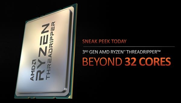 ��AMD����CES��������Threadripper 3990X 64����ǿ������